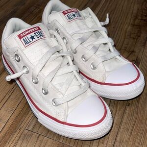 Converse Kids All Star White Sneakers